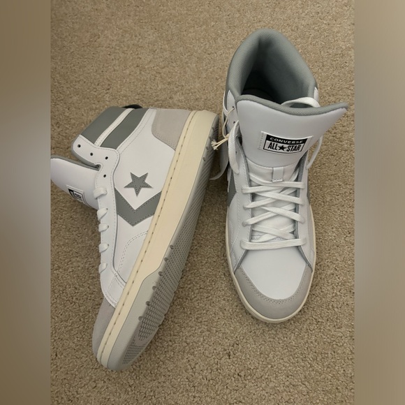 Converse Other - Converse Pro Blaze Classic Men's Leather Sneakers size 11. NEW. White ash stone